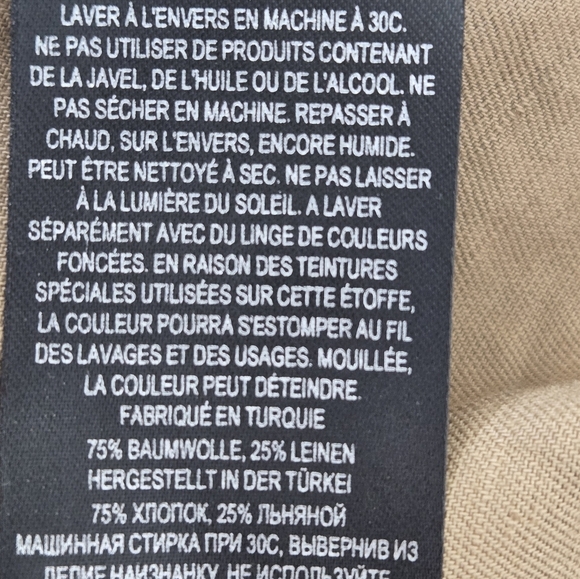 TED BAKER Bikee Multi Pockets Shacket Utility Cargo Military Safari Beige Size 5 - Picture 16 of 16